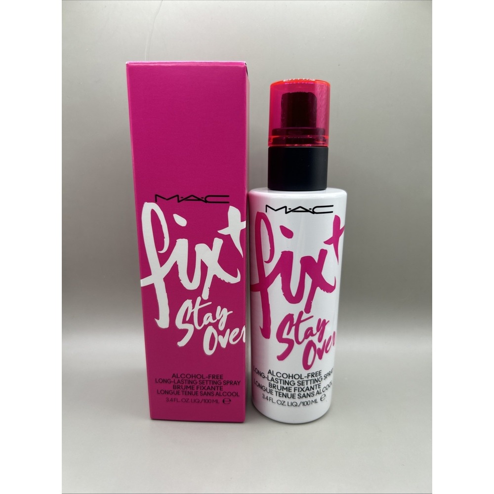 Mac Fix+ Stay Over Alcohol Free Long Lasting Setting Spray 3.4oz/100ml NEW